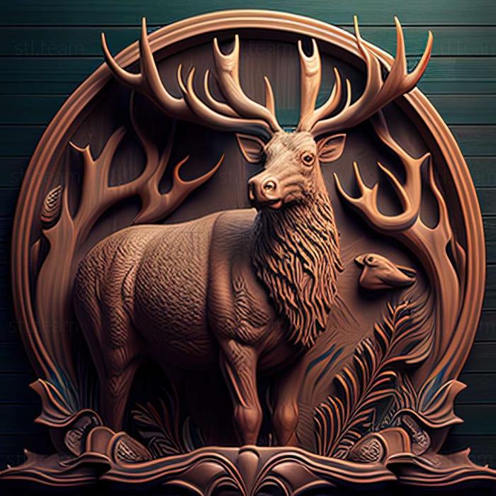 3D model elk (STL)